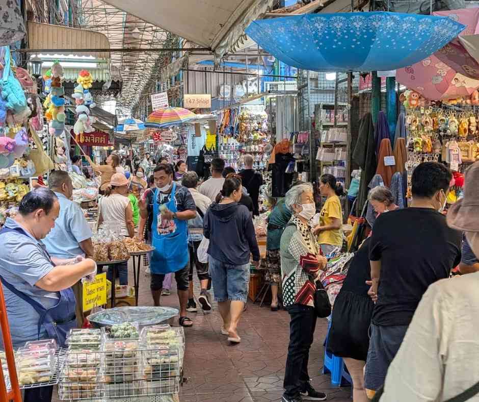 ท่าราชวงศ์ (N5 Ratchawong) เดินสำเพ็ง (ตลาดขายส่ง) ช่วงกลางวัน, และตะลุยกิน เยาวราช (Chinatown)